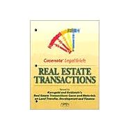 Real Estate Transactions: Keyed to Korngold and Goldstein's Real Estate Transactions : Cases and Materials on Land Transfer, Development and Finance