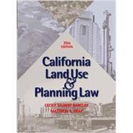California Land Use and Planning Law