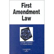 First Amendment Law in a Nutshell: Constitutional Law