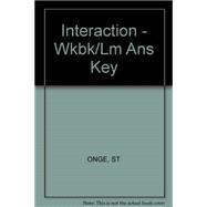 Workbook/Lab Manual Answer Key for Interaction: Revision de grammaire française, 6th