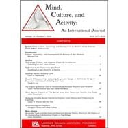Culture, Technology, and Development: In Memory of Jan Hawkins:a Special Issue of mind, Culture, and Activity