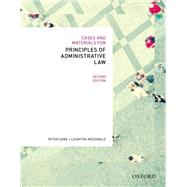Cases & Materials for Principles of Administrative Law