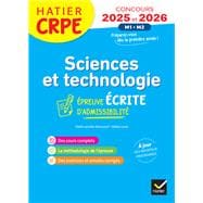 Sciences et Techno - CRPE 2025-2026 - Epreuve écrite d'admissibilité