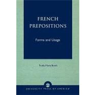 French Prepositions Forms and Usage
