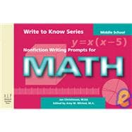 Nonfiction Writing Prompts for Math