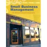 Small Business Management An Entrepreneurial Emphasis (with CD-ROM and InfoTrac)