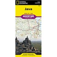 National Geographic Java Indonesia Map