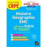 Histoire-Géographie-EMC- CRPE 2025-2026 - Epreuve écrite d'admissibilité
