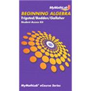 MyLab Math eCourse for Trigsted/Bodden/Gallaher Beginning Algebra--Access Card--PLUS Guided Notebook