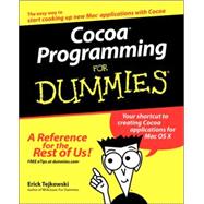 Cocoa<sup>?</sup> Programming For Dummies<sup>?</sup>