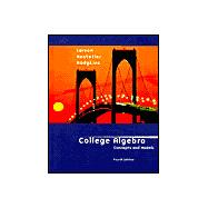 College Algebra: Concepts and Models (Book with CD-ROM)
