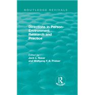 Directions in Person-Environment Research and Practice (Routledge Revivals)