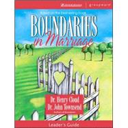 Boundaries in Marriage Leader's Guide