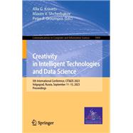 Creativity in Intelligent Technologies and Data Science