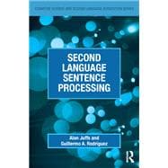 Second Language Sentence Processing
