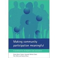 Making Community Participation Meaningful