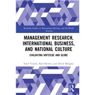 Management Research, International Business, and National Culture