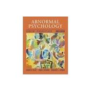 Abnormal Psychology : Current Perspectives