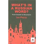 What's in a Russian Word? From Sounds to Structures