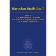Bayesian Statistics 7 Proceedings of the Seventh Valencia International Meeting