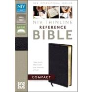 Holy Bible: New International Version, Black Bonded Leather Thinline Reference, Small Print