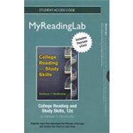 MyReadingLab with Pearson eText -- Standalone Access Card -- for College Reading and Study Skills