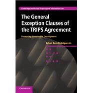 The General Exception Clauses of the Trips Agreement