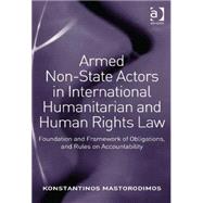 Armed Non-State Actors in International Humanitarian and Human Rights Law: Foundation and Framework of Obligations, and Rules on Accountability