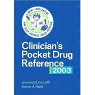 Clinician's Pocket Drug Reference 2003