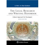 The Legal Research and Writing Handbook A Basic Approach for Paralegals,9781543826180