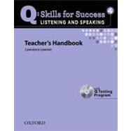 Q: Skills for Success - Listening & Speaking 4;  Teacher Book