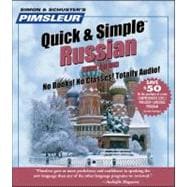 Pimsleur Russian Quick & Simple Course - Level 1 Lessons 1-8 CD Learn to Speak and Understand Russian with Pimsleur Language Programs