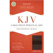 KJV Large Print Personal Size Reference Bible, Brown/Chocolate LeatherTouch Indexed