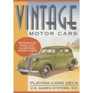 Vintage Motor Cars: Playing Card Deck