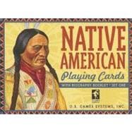 Native American, Set One: Playing Cards [With Biography Booklet]