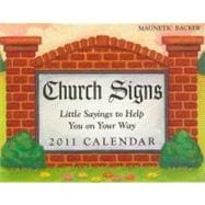 Church Signs; 2011 Mini Day-to-Day Calendar