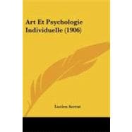 Art Et Psychologie Individuelle
