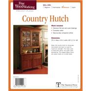 Fine Woodworking's Country Hutch Plan
