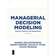 Managerial Decision Modeling