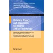 Database Theory and Application, Bio-Science and Bio-Technology: International Conferences, DTA and BSBT 2010, Held as Part of the Future Generation Information Technology Conference, FGIT 2010, Jeju Island, Korea,