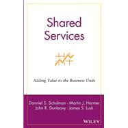 Shared Services Adding Value to the Business Units