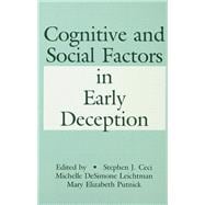 Cognitive and Social Factors in Early Deception