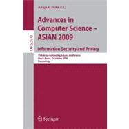 Advances in Computer Science - ASIAN 2009