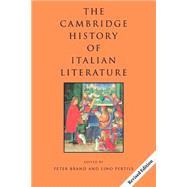 The Cambridge History of Italian Literature