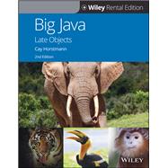 Big Java: Late Objects, 2nd Edition [Rental Edition]