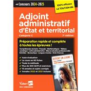 Concours Adjoint administratif d'État et territorial - Préparation rapide et complète à toutes le...