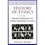 History of Ethics Graeco-Roman to Early Modern Ethics