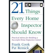 21 Things Every Home Inspector Should Know