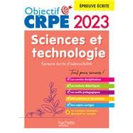 Objectif CRPE 2023 - Sciences et technologie - épreuve écrite d'admissibilité