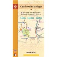 Camino de Santiago Maps - Mapas - Cartes St. Jean Pied de Port - Roncesvalles - Santiago de Compostela - Finisterre